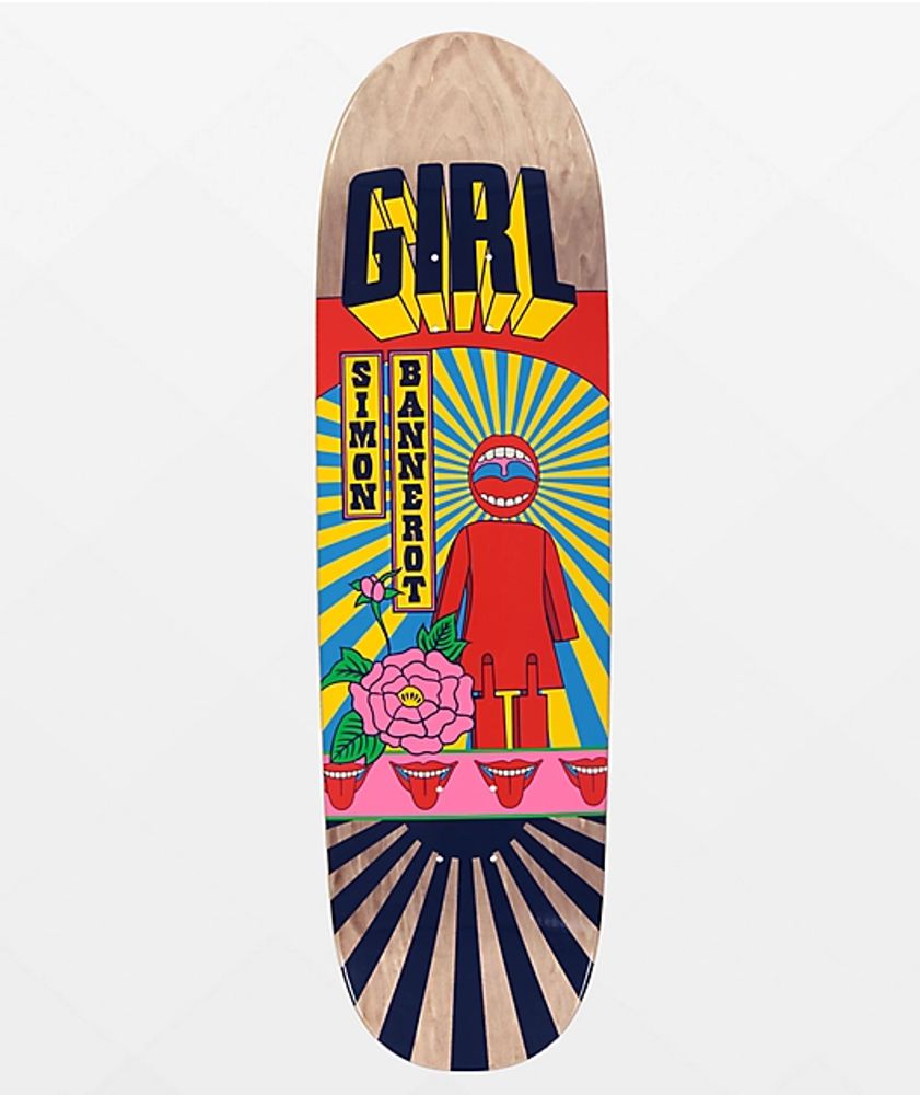 aldrig Citere Ond Girl Bannerot Rising One 9.0" Skateboard Deck | Connecticut Post Mall