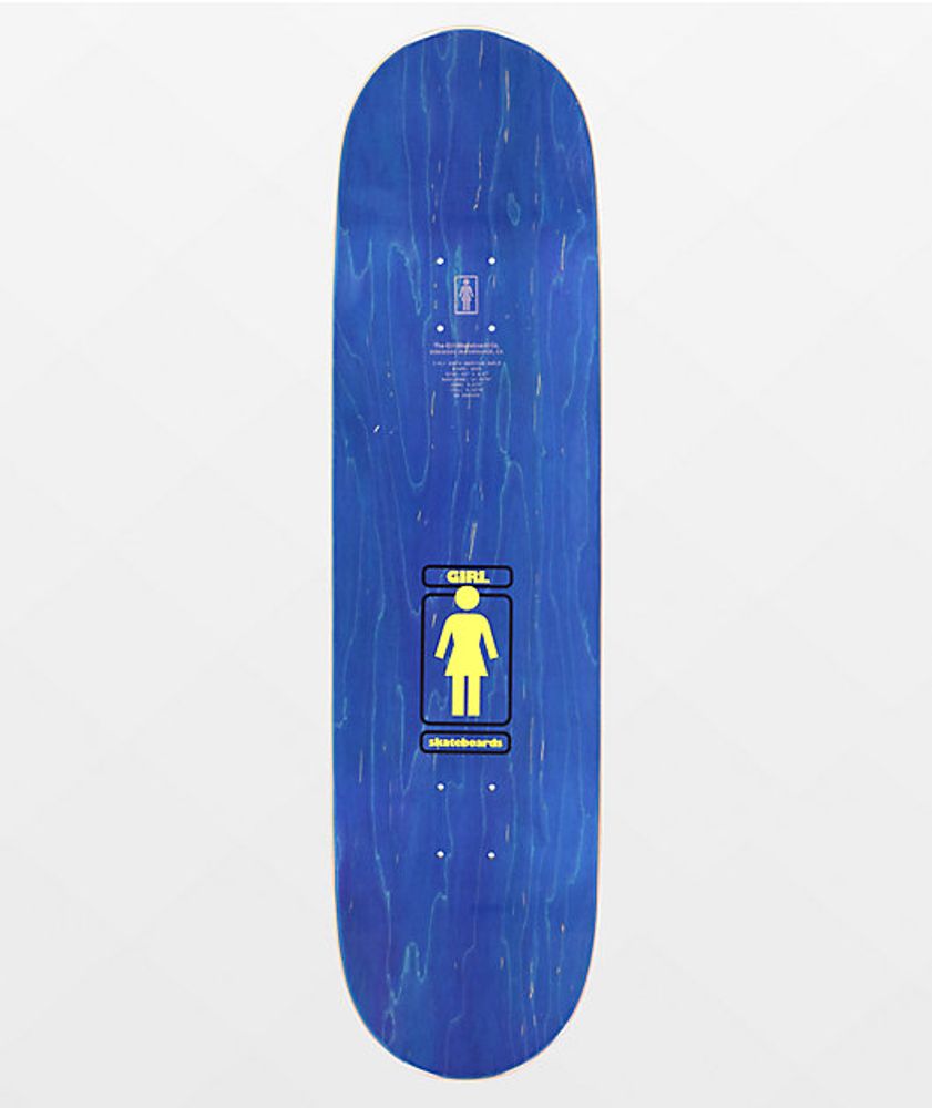 Girl Gass 93 Til 8.5" Yellow Skateboard Deck
