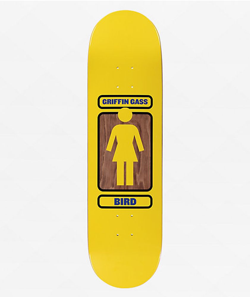 Girl Gass 93 Til 8.5" Yellow Skateboard Deck