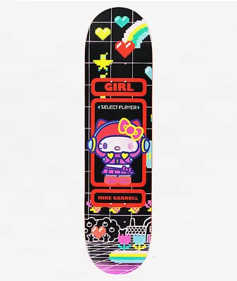 Girl x Sanrio Carroll Kawaii Arcade 8.0" Skateboard Deck