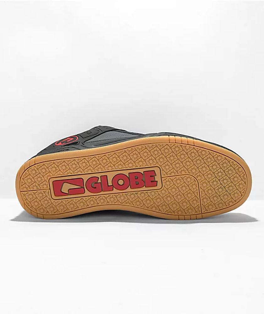 Globe Tilt Black, Grey & Red Skate Shoes