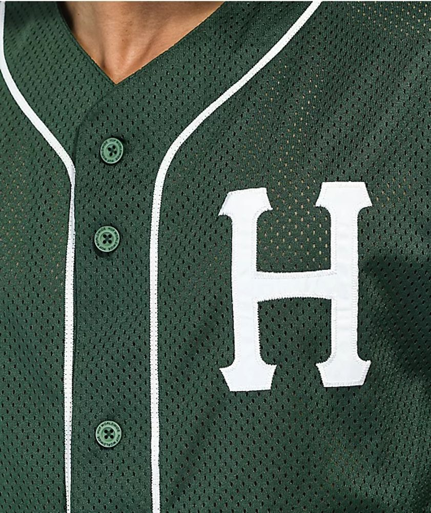HUF Harlem Green Baseball Jersey