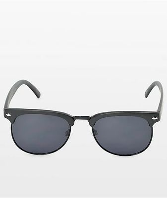 Happy Hour G2 Matte Black Retro Sunglasses