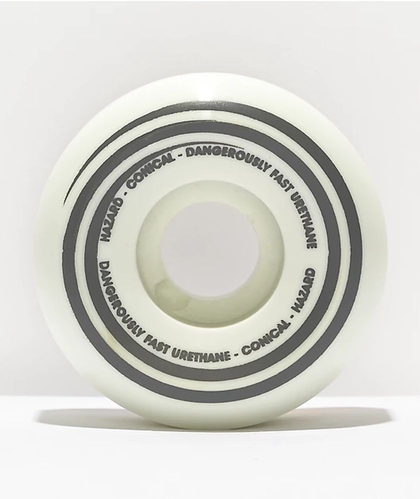 Hazard Sign 52mm 101a Conical Skateboard Wheels