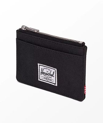 Herschel Supply Co. Oscar Black Zip Cardholder Wallet