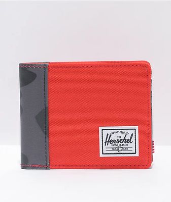 Herschel Supply Co. Roy Plus Fiery Red & Night Camo Wallet