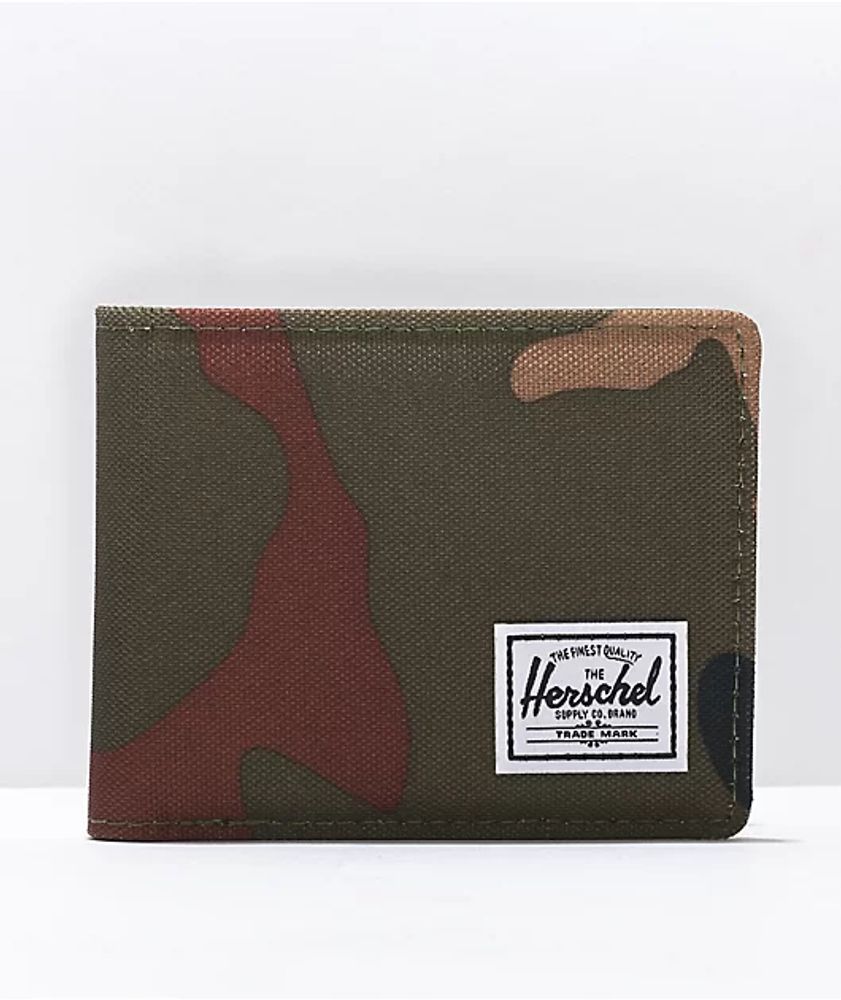 Herschel Supply Co. Roy Plus Woodland Camo Bifold Wallet