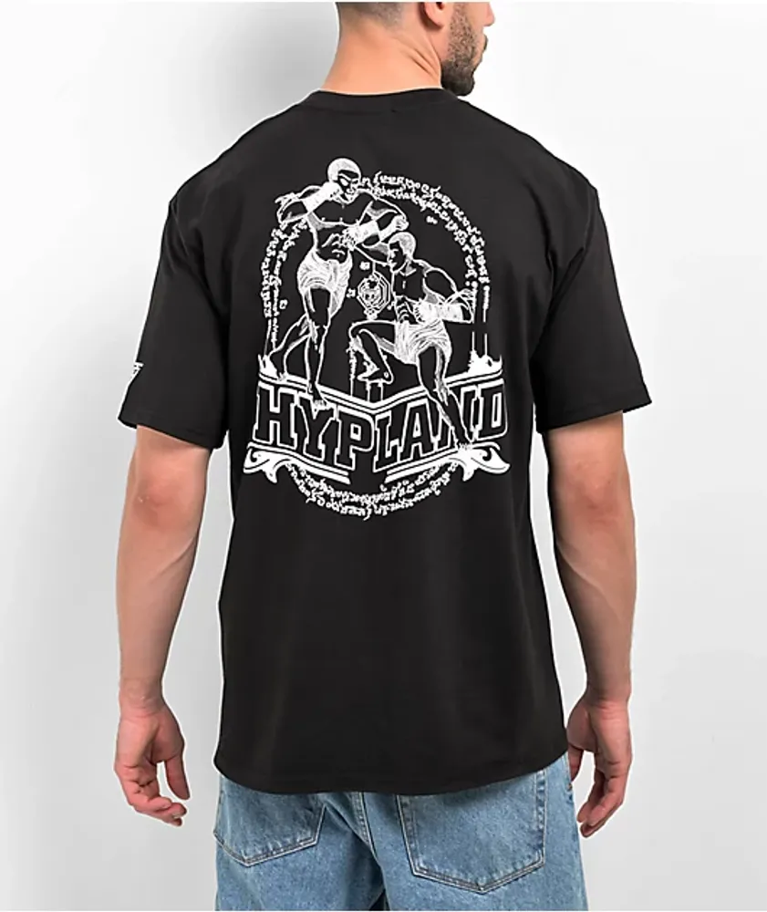 Hypland Japanese Dragon Logo Black T-Shirt