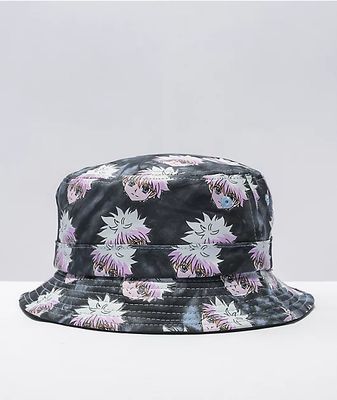 Hypland x Hunter x Hunter Killua Black Tie Dye Bucket Hat