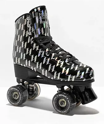 Impala x Karl Lagerfeld Black Reflective Roller Skates