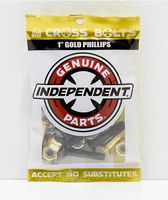 Independent Gold Crossbolts 1" Skateboard Hardware