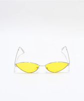 Jenna Silver & Yellow Sunglasses