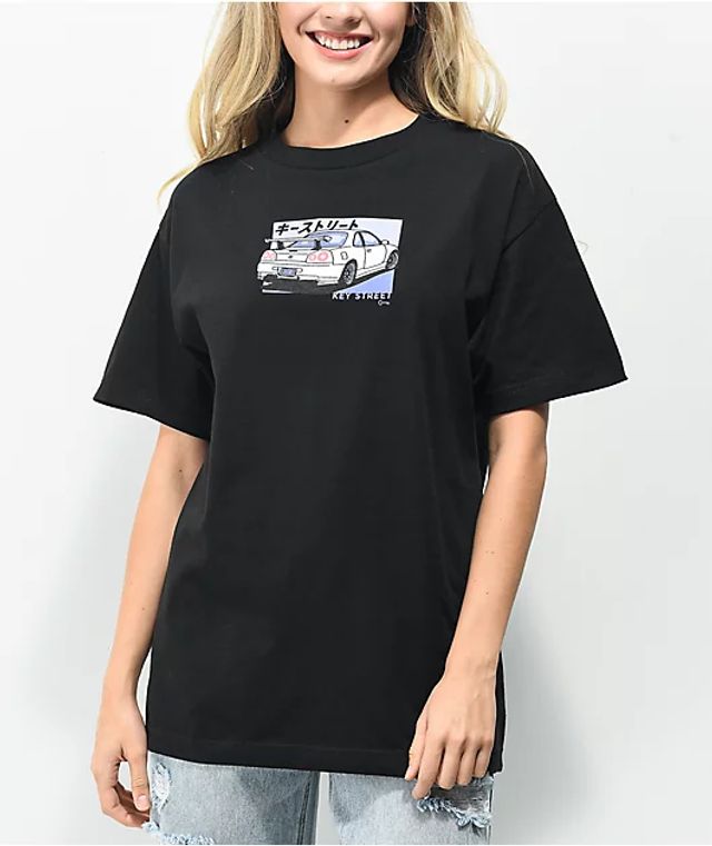 Key Street Saiko Black Long Sleeve T-Shirt