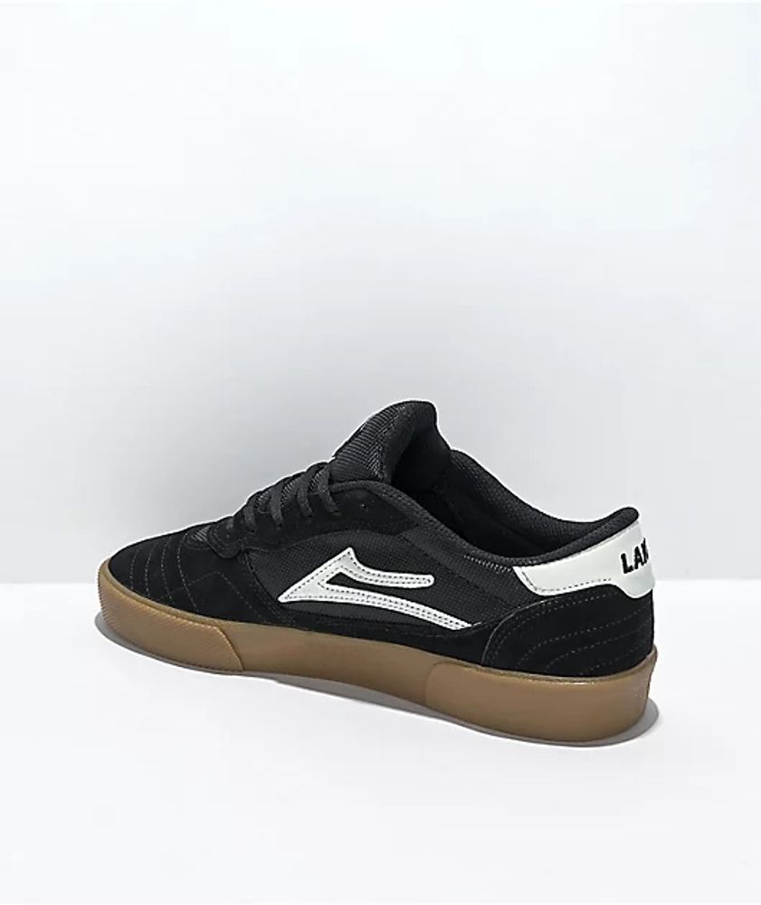 Lakai Cambridge Black, White & Gum Skate Shoes