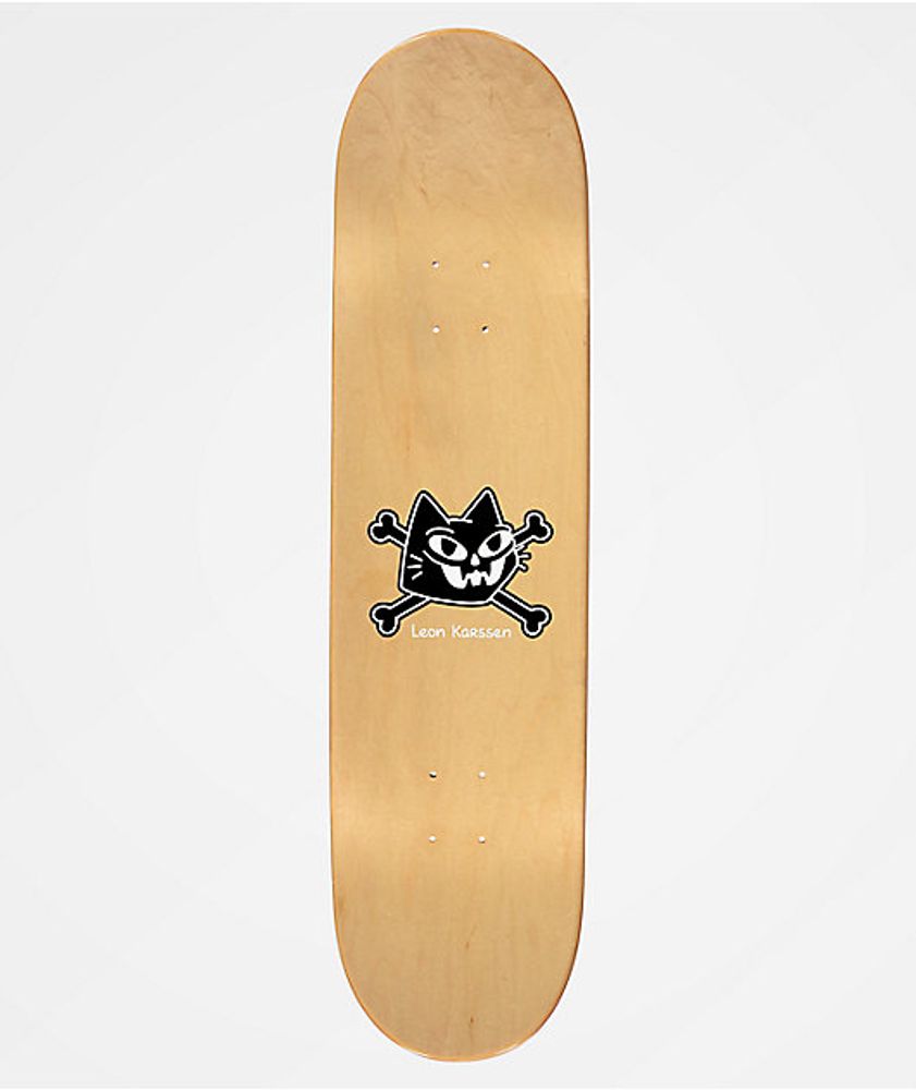 Leon Karssen Skull Cat 8.25" Skateboard Deck