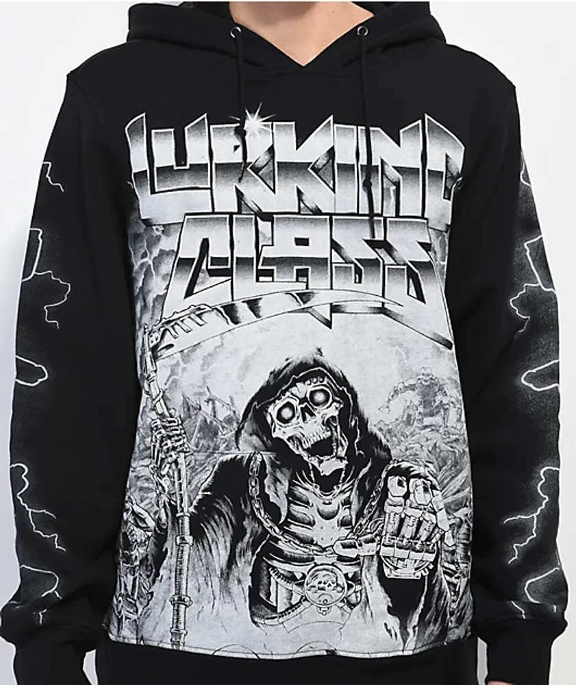 Lurking Class By Sketchy Tank Cyborg Black Hoodie | Coquitlam Centre