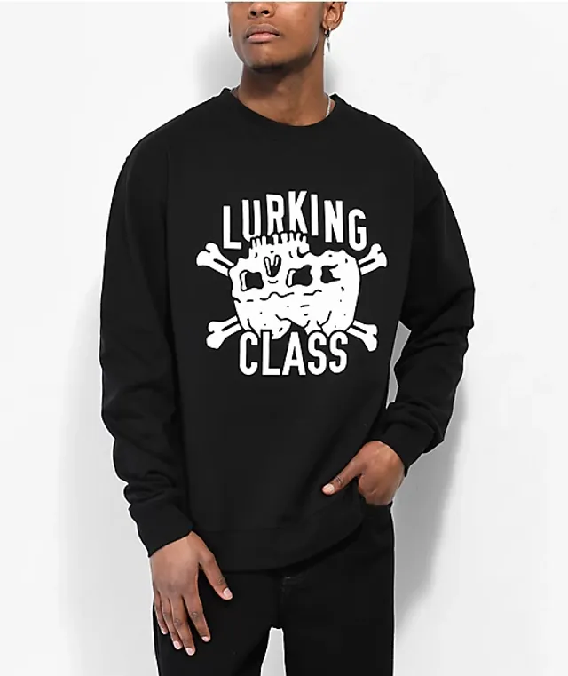 Lurking Class by Sketchy Tank Black Basketball Jersey