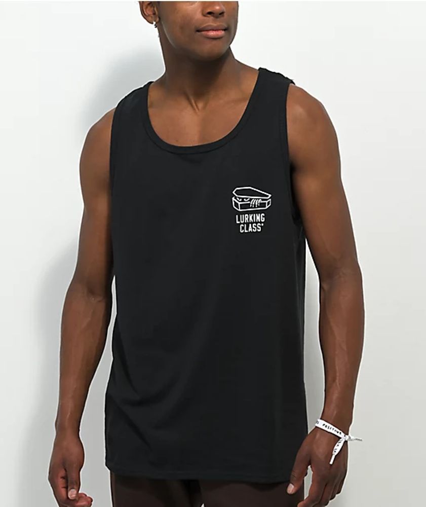 Lurking Class by Sketchy Tank Bad Friends Black Top