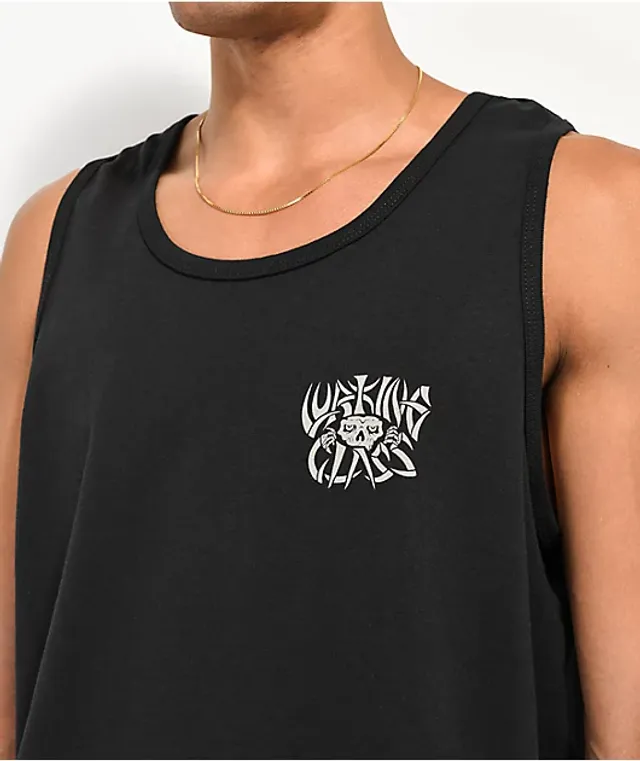 Lurking Class by Sketchy Tank Black & White Pinstripe Baseball Jersey