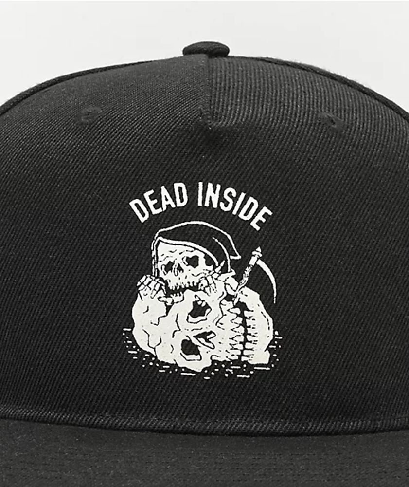 Lurking Class by Sketchy Tank Dead Inside Black Snapback Hat
