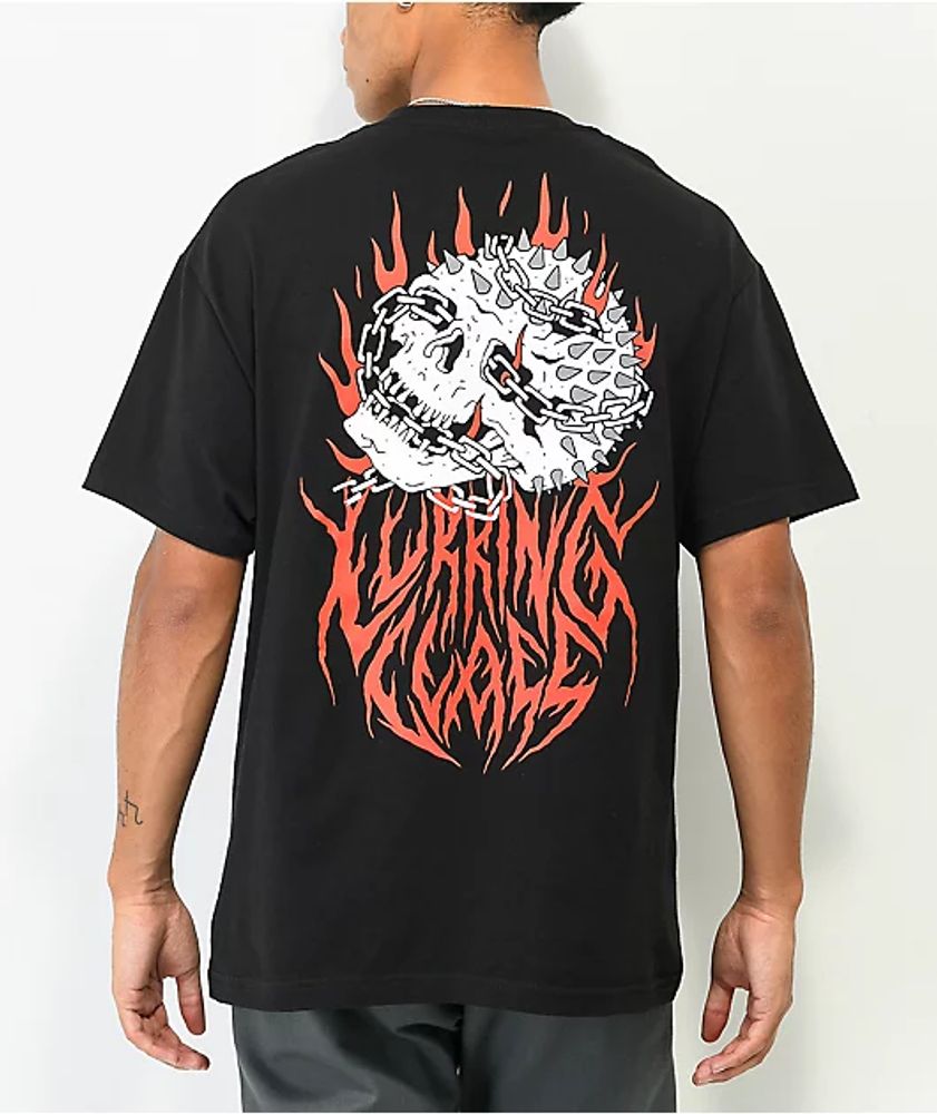 Lurking Class by Sketchy Tank Impale Black T-Shirt