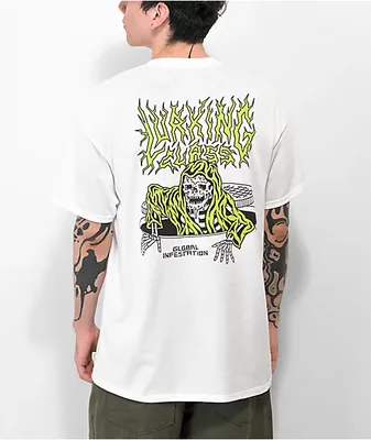 Lurking Class by Sketchy Tank Sewer White T-Shirt