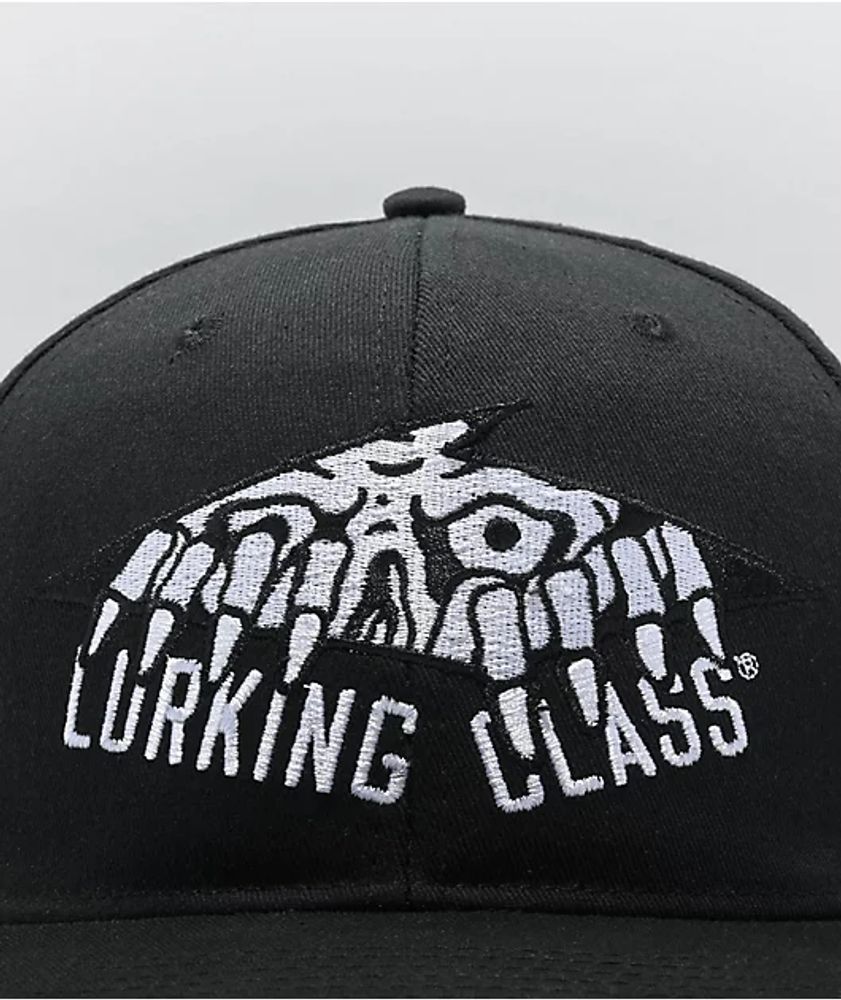 Lurking Class by Sketchy Tank Terror Eyes Black Snapback Hat