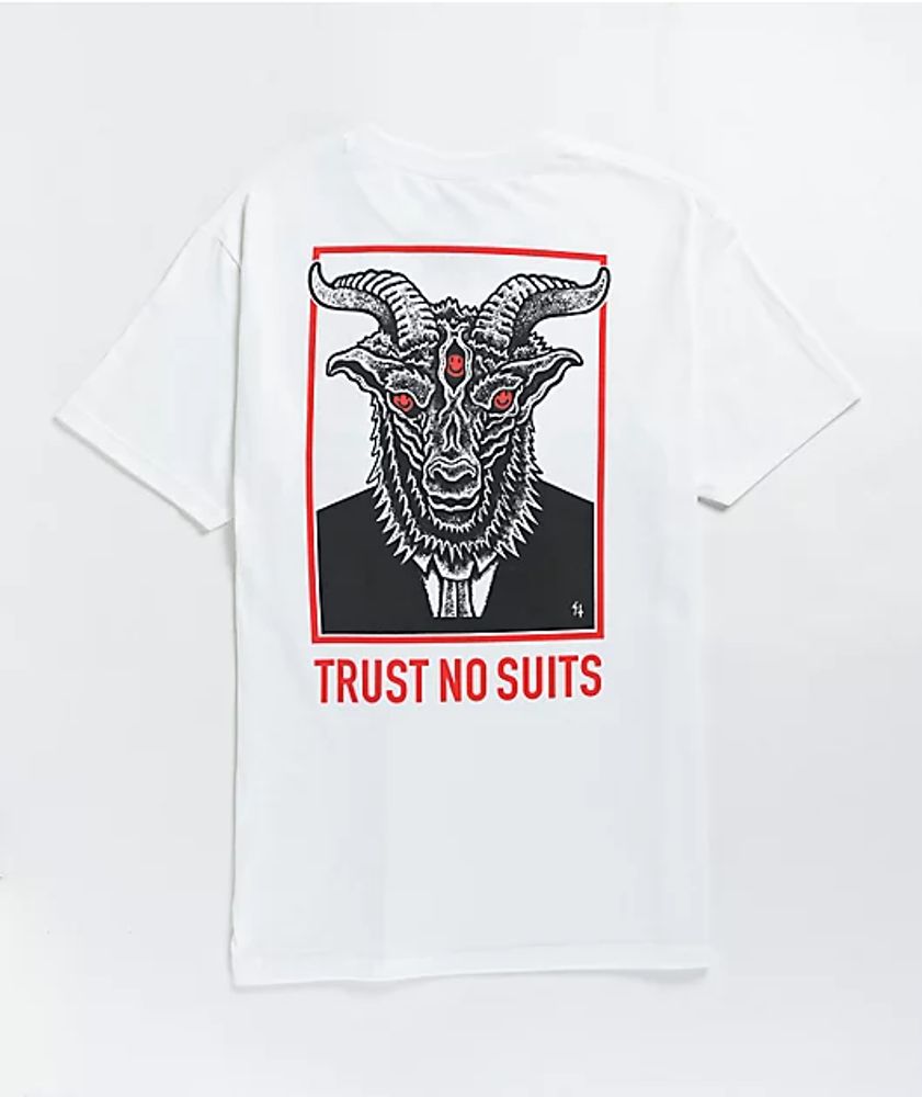 Lurking Class by Sketchy Tank Trust White T-Shirt