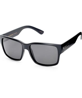 Madson Classico Matte Black & Grey Polarized Sunglasses