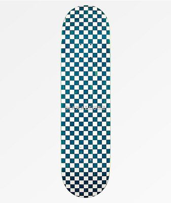 Maxallure Lets Go Checkerboard White 8.0" Skateboard Deck