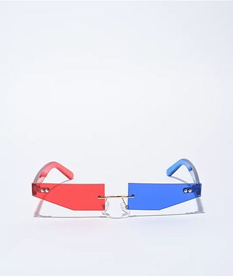 Maya Red & Blue Sunglasses