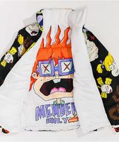 Members Only x Nickelodeon Rugrats Hi Shine White Puffer Jacket