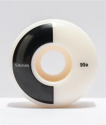 Mercer 54mm 99a Black & White Skateboard Wheels