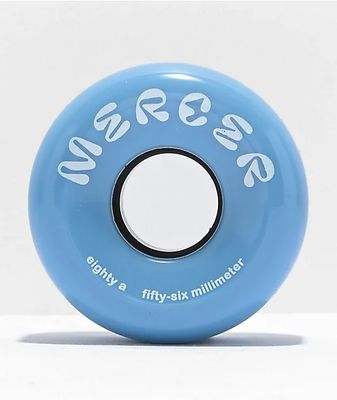 Mercer 56mm 80a Opaque Blue Skateboard Wheels