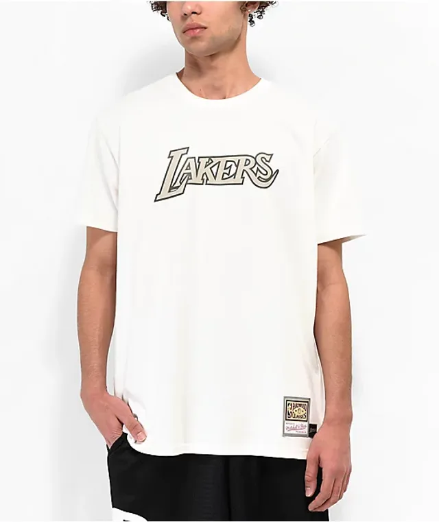 Mitchell & Ness x NBA Lakers Showtime 17x Black T-Shirt