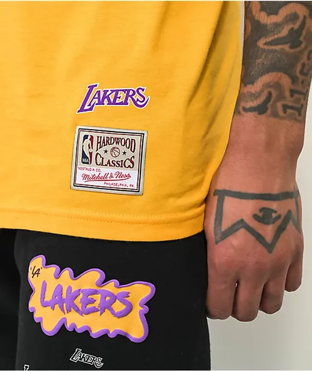 Mitchell & Ness x NBA Lakers Chinese New Year Black T-Shirt