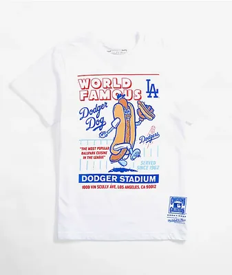 LA Dodgers - Dodger Stadium (White) Team Colors T-shirt