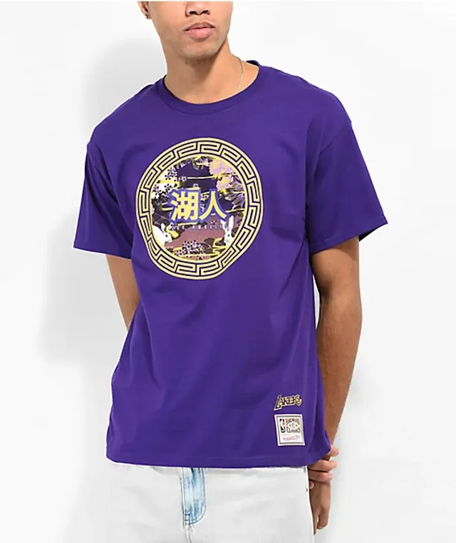 Mitchell & Ness x NBA Lakers Chinese New Year Black T-Shirt