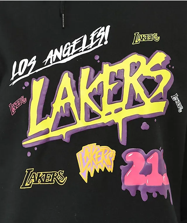 Mitchell & Ness x NBA Los Angeles Lakers Energy Purple Basketball