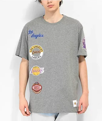 Mitchell & Ness x NBA Lakers Sandman Cream T-Shirt