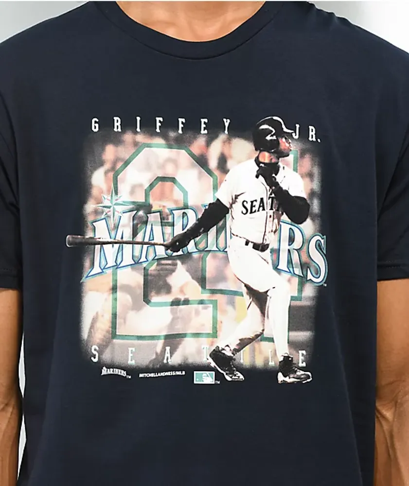 Mitchell & Ness Men's Mitchell & Ness Ken Griffey Jr. Navy Seattle