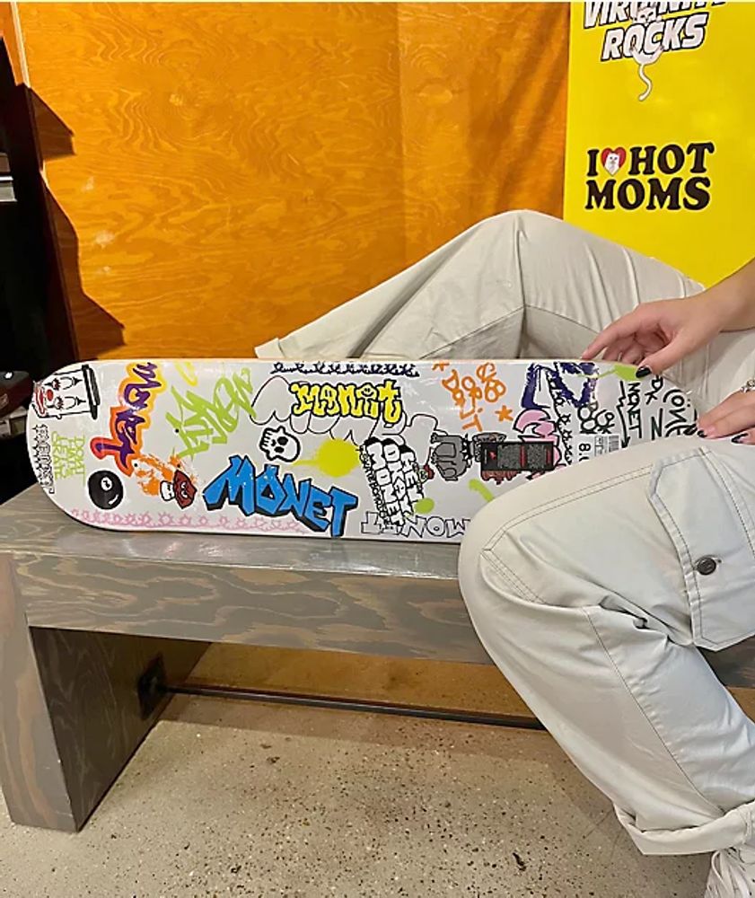 Monet Graffiti 8.0" Skateboard Deck