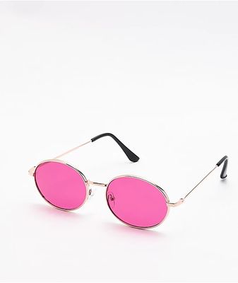 Motohead Purple & Gold Sunglasses