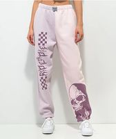 NGOrder Ride or Die Pink & Purple Split Sweatpants