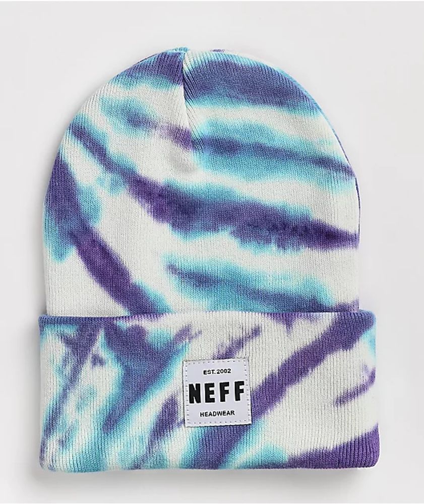 neff tie dye beanie