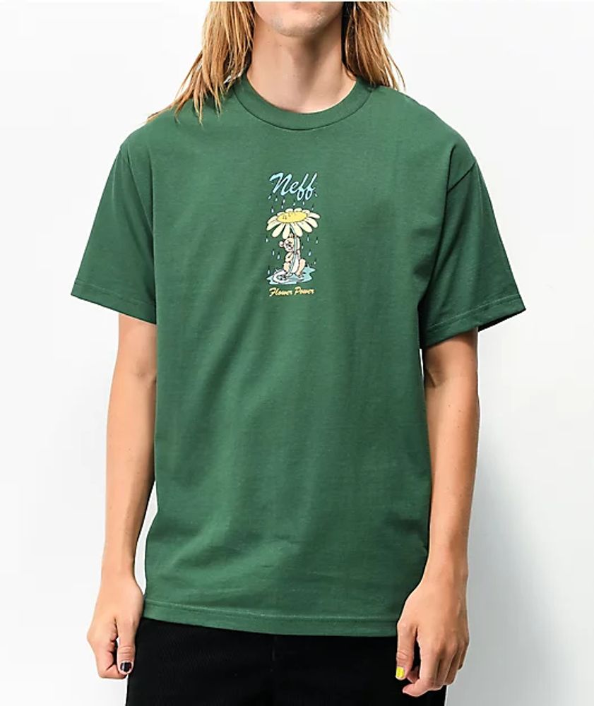 Pacsun Garden Club Graphic T-Shirt in Green at Nordstrom, Size Medium