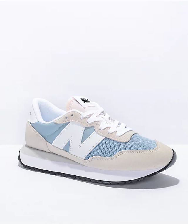 New Balance Lifestyle 237 Sea Salt u0026 Ocean Haze Shoes | MainPlace Mall