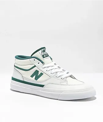 New Balance Numeric 417 Villani White & Vintage Teal Skate Shoes