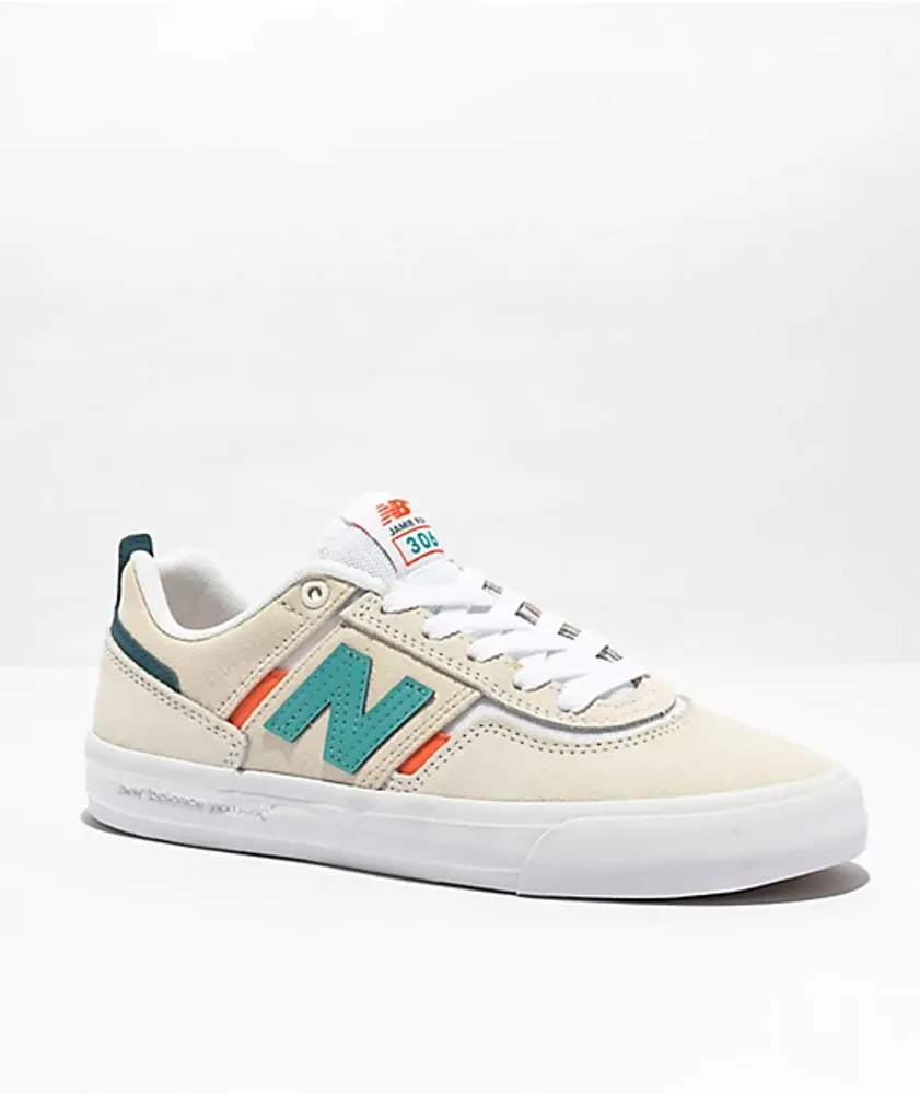 New Balance Numeric 306 Jamie Foy Sea Salt & Teal Skate Shoes