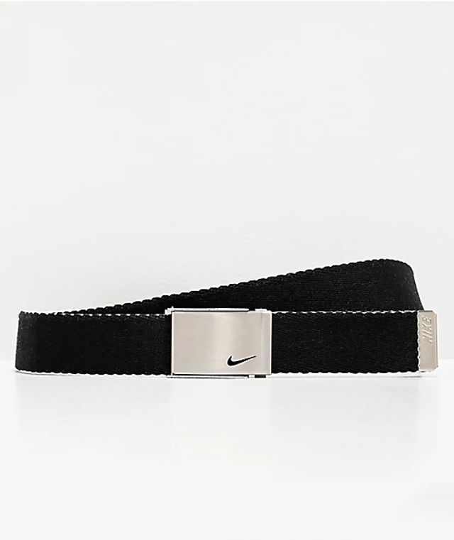 Nike Black & White Reversible Web Belt